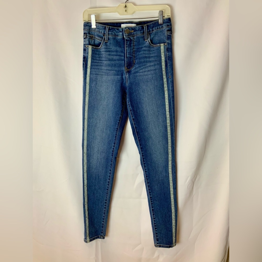 Skinnygirl Jeans broadway high rise skinny size 0 25